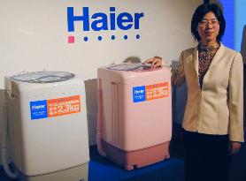 China's Haier to sell small washing machine in Japan